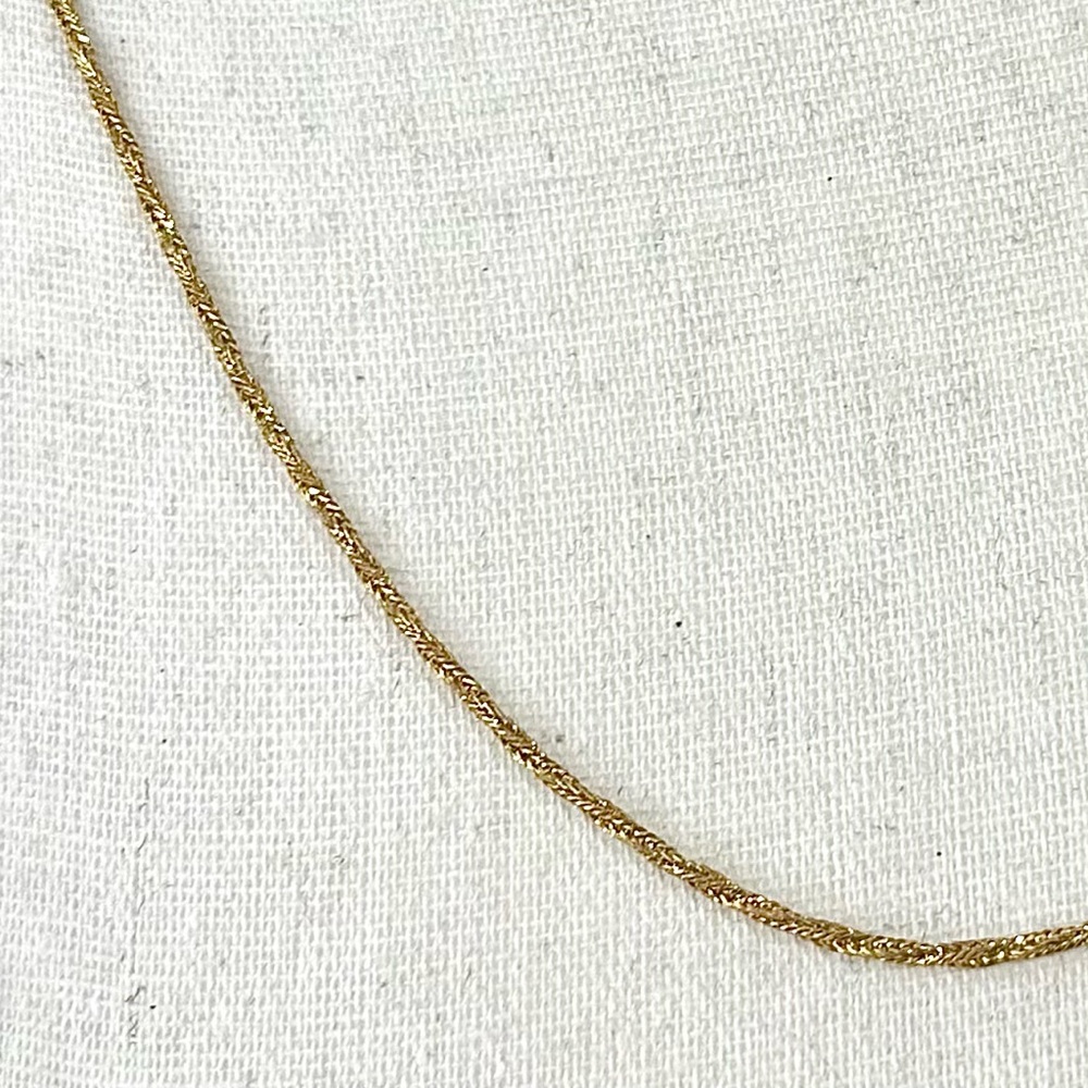 💛Vintage Napier Gold Tone Sparkly Twist Chain - Picture 2 of 9